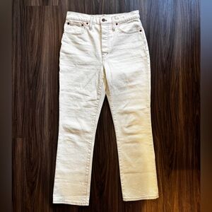 Madewell Slim Demi Boot in Cloud Lining